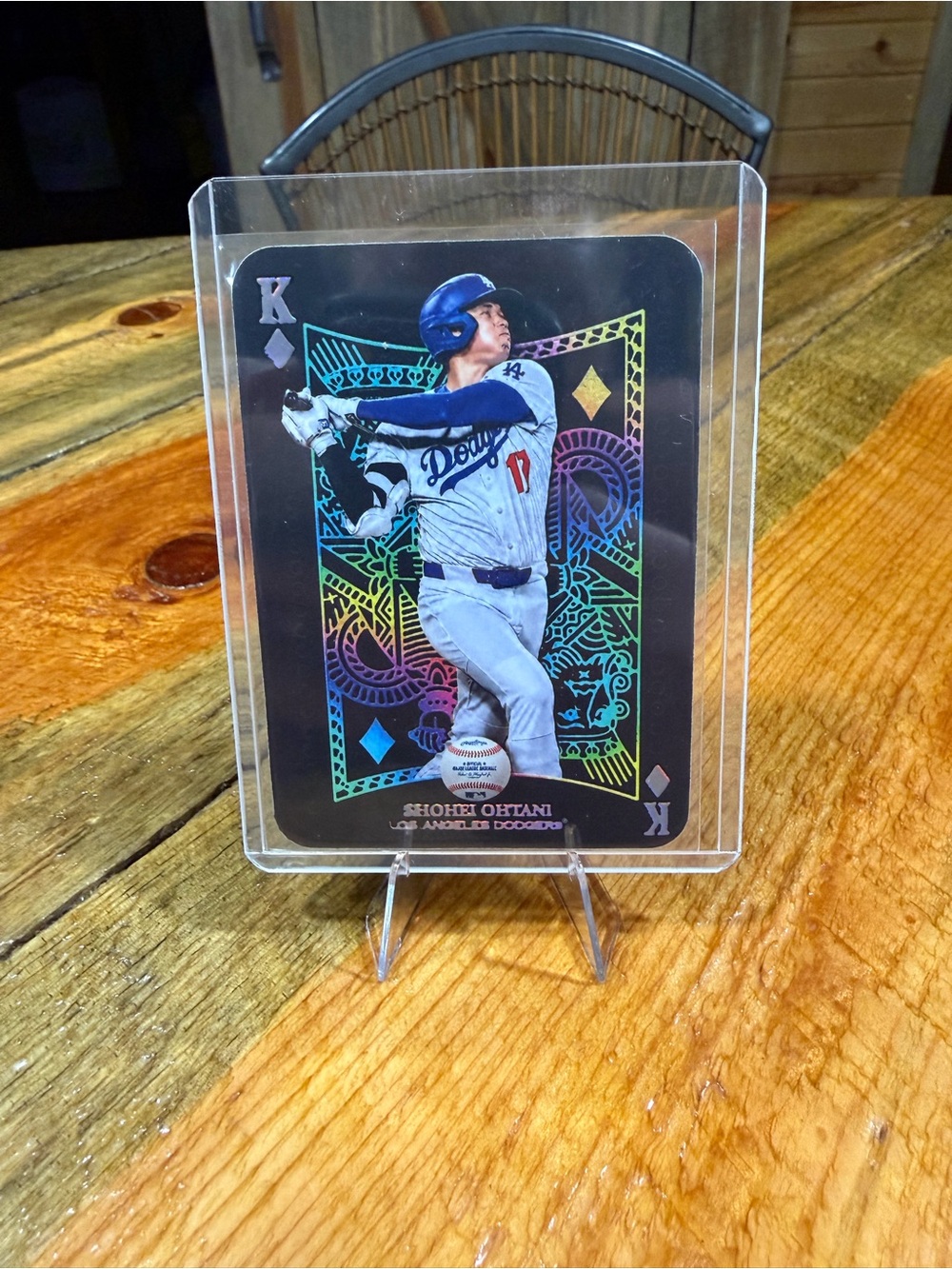Shohei Ohtani Los Angeles Dodgers King Custom Baseball Card
